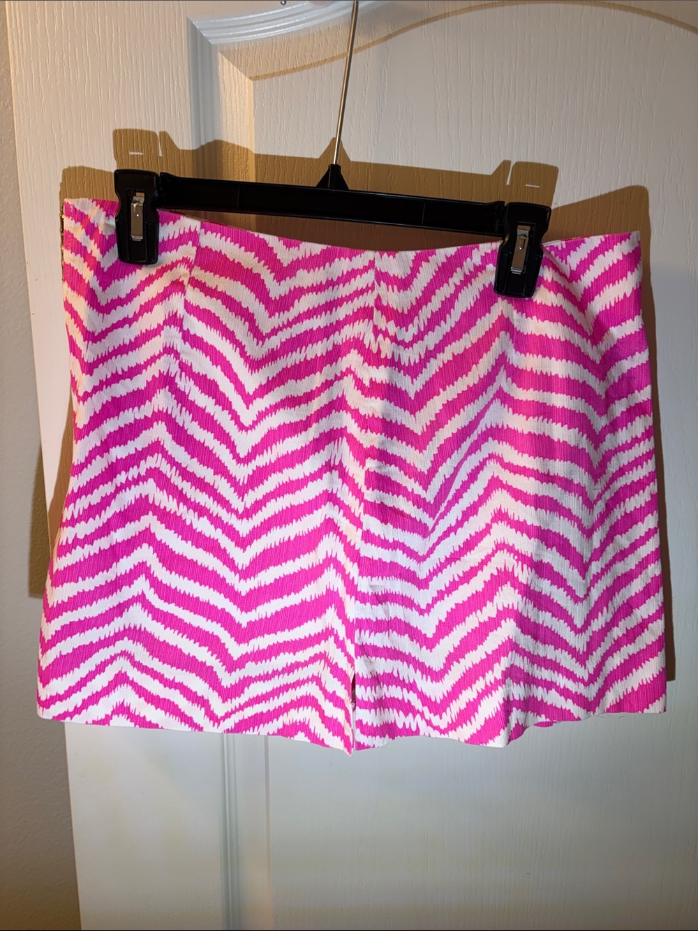 Pink Chevron Mini Skirt - Women's Skirt. Lily Pulitzer
